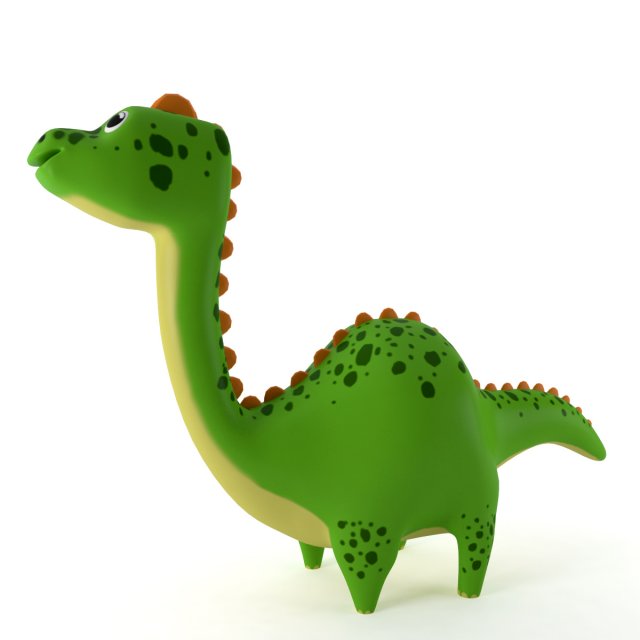 inflatable dinosaur1 3D Model .c4d .max .obj .3ds .fbx .stl .blend 
