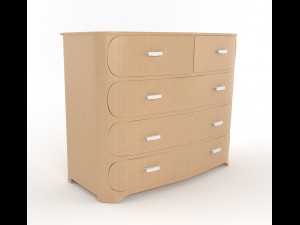 chest of drawers 3D 模型