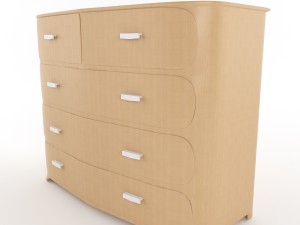 chest of drawers 3D 模型