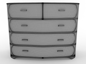 chest of drawers 3D 模型