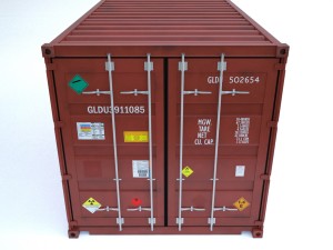 container cargo Model 3D