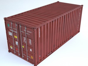 container cargo Model 3D
