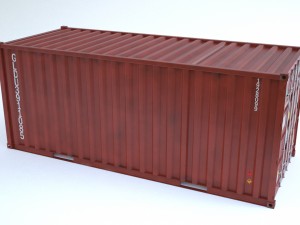 container cargo Model 3D
