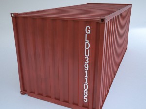 container cargo Model 3D