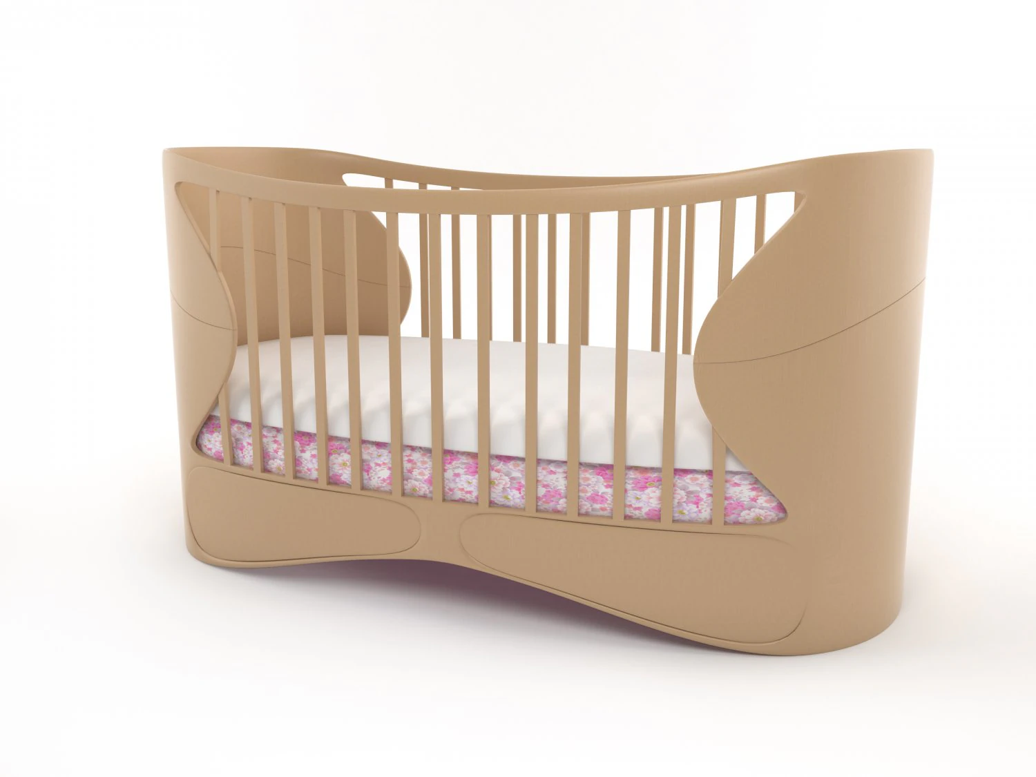 crib baby 3D Model .c4d .max .obj .3ds .fbx .stl .blend 