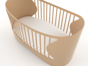 crib baby 3D 모델
