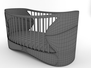 crib baby 3D 모델