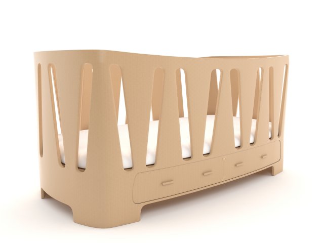 crib baby1 3D Model .c4d .max .obj .3ds .fbx .stl .blend 