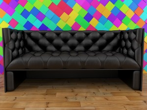 edwards sofa Model 3D
