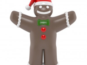 inflatable gingerbread Model 3D