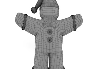 inflatable gingerbread Model 3D