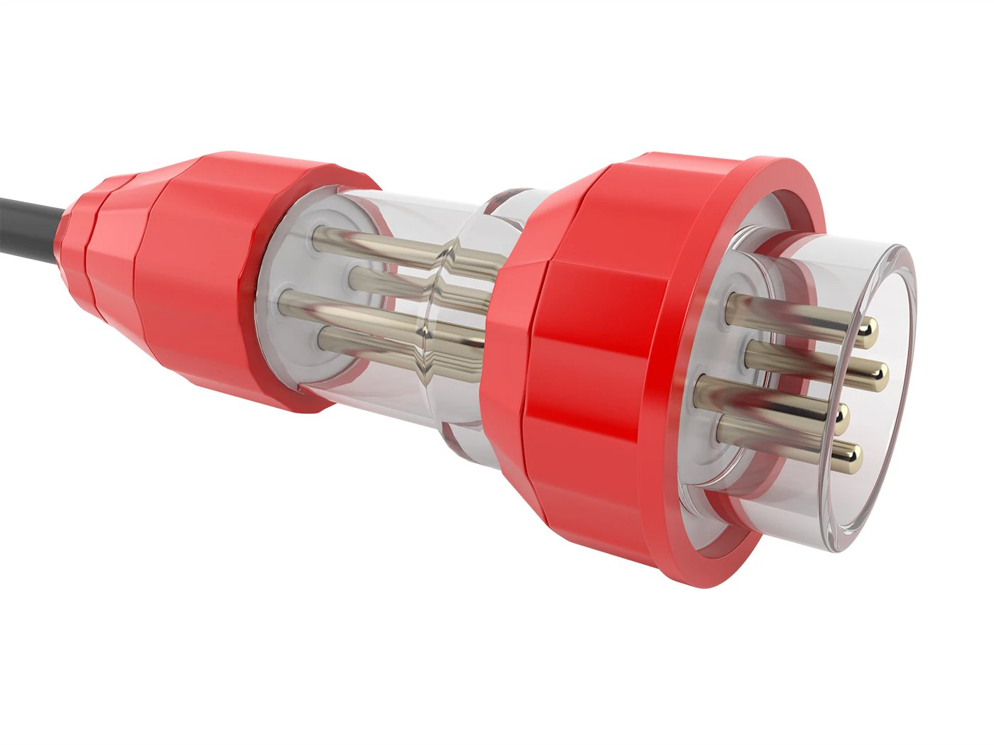 ac power plug 3D Model .c4d .max .obj .3ds .fbx .stl .blend