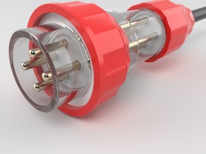 ac power plug 3D 模型