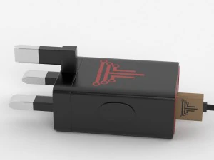 uk charger iphone 3D Model