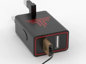 uk charger iphone 3D Model