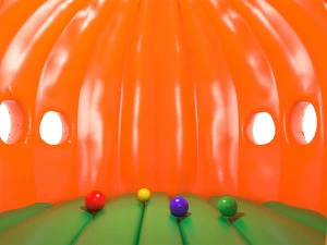 nadmuchiwany pompon Model 3D