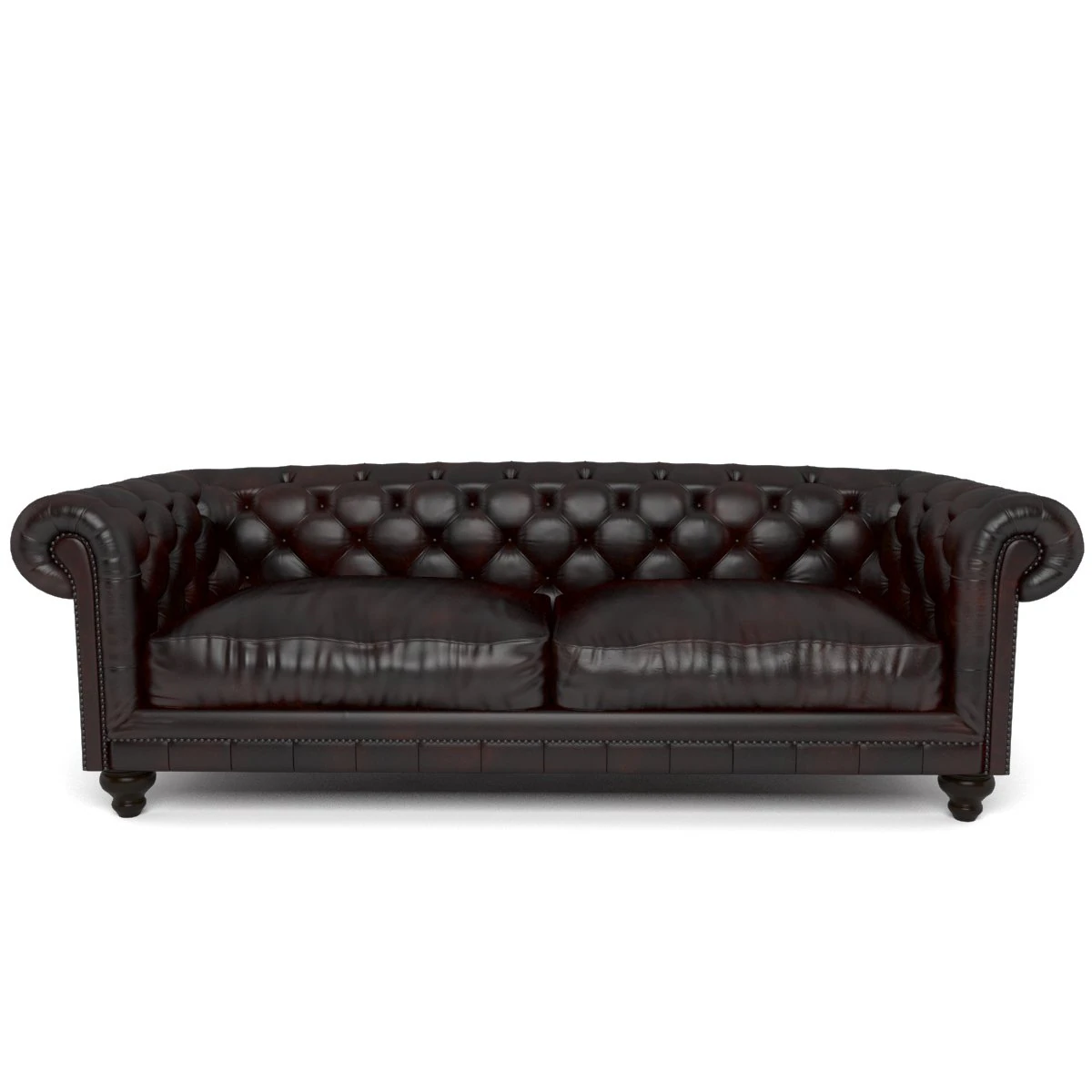 sofa chesterfield 3D Model .c4d .max .obj .3ds .fbx .stl .blend