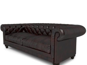 sofa chesterfield 3Dモデル