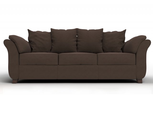 fabric sofa 01 3D Модель .c4d .max .obj .3ds .fbx .stl .blend 