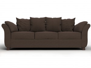 fabric sofa 01 3D Model