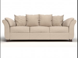 fabric sofa 01 3D Модель