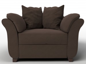 fabric sofa 01 3D Модель