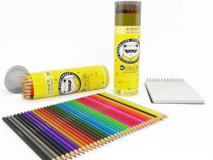 l&aacute;piz de color Modelo 3D