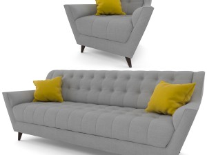 fitzgerald sofa collection Modèle 3D