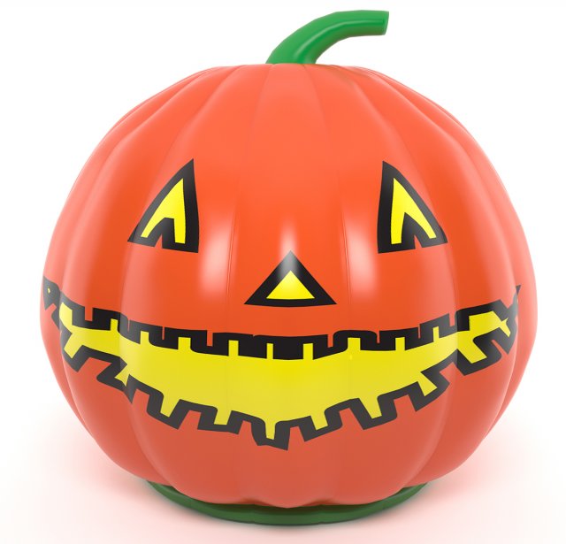 inflatable pompoen1 3D-Modell .c4d .max .obj .3ds .fbx .stl .blend 
