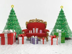 充气雪球 3D 模型