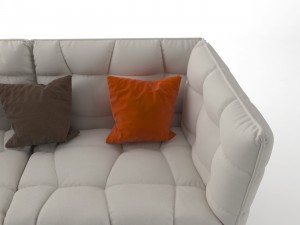 husk sofa 2 b b italia 3D 모델