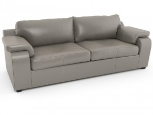 sofa leather02 Modèle 3D