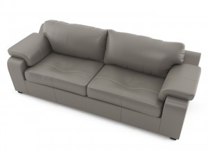 sofa leather02 Modèle 3D