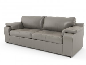 sofa leather02 Modèle 3D