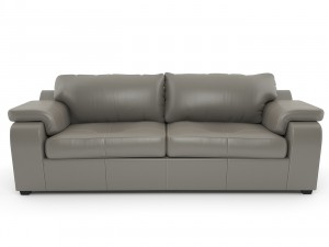 sofa leather02 Modèle 3D