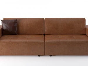 leather sofa 3d 3D Model