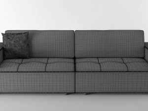 leather sofa 3d 3D Model