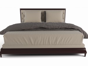 bed tufted baker 3D Model