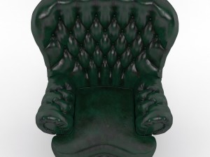 small monk sofa leather 3D Modell