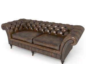 chesterfield sofa 3D Model