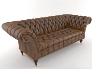 chesterfield sofa 3D Model