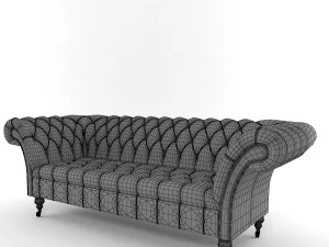 chesterfield sofa1 3D Model