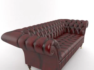 chesterfield sofa1 3D Model