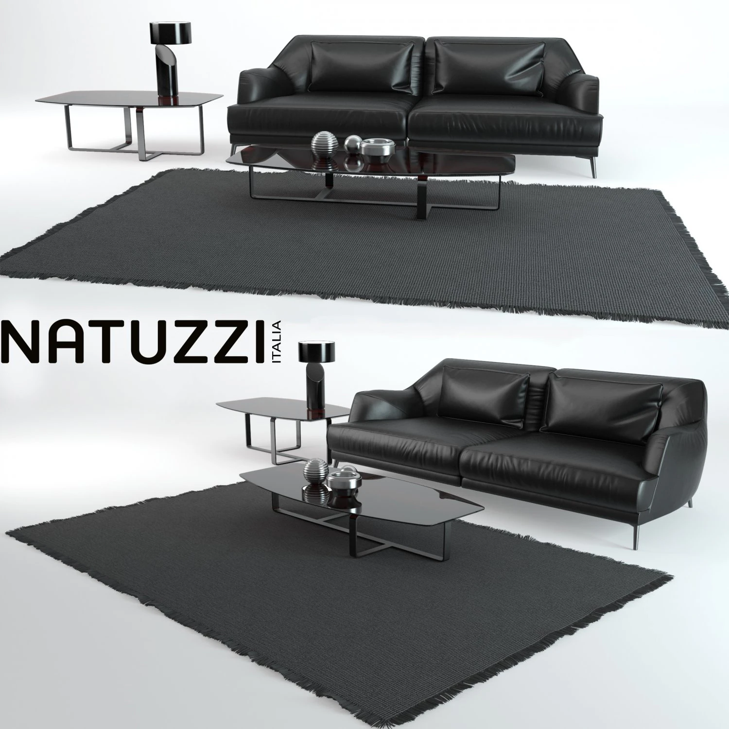 don giovanni sofa natuzzi 3D Model .c4d .max .obj .3ds .fbx .stl .blend 