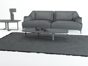 don giovanni sofa natuzzi 3D Model