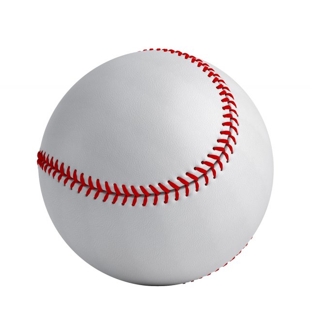 base ball 3D 模型 .c4d .max .obj .3ds .fbx .stl .blend 