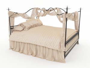 classic bed 3Dモデル
