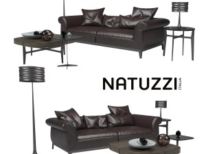 poliziano sofa natuzzi 3D Model