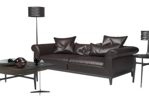 poliziano sofa natuzzi Modelo 3D