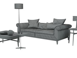poliziano sofa natuzzi Modelo 3D